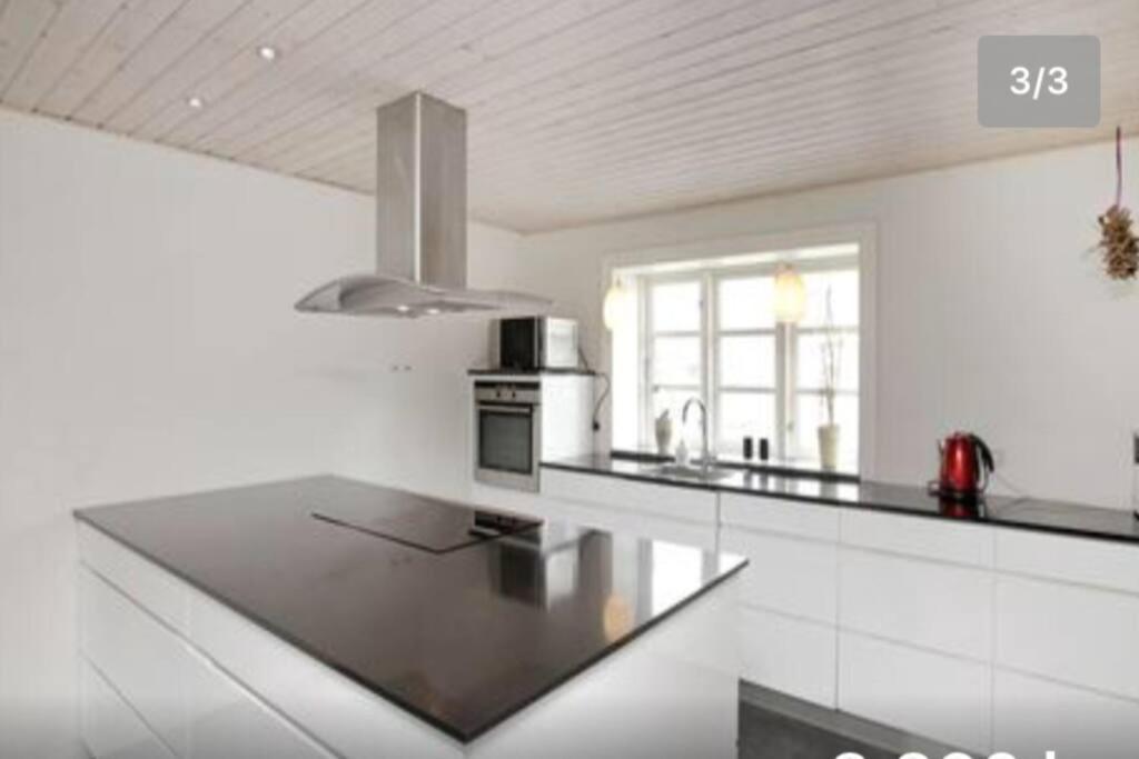 Dejligt Stort Hus Med Spa Ålbæk Exterior foto